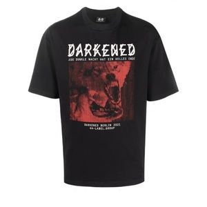 44 Label Group-Darkened Wolf T-Shirt-